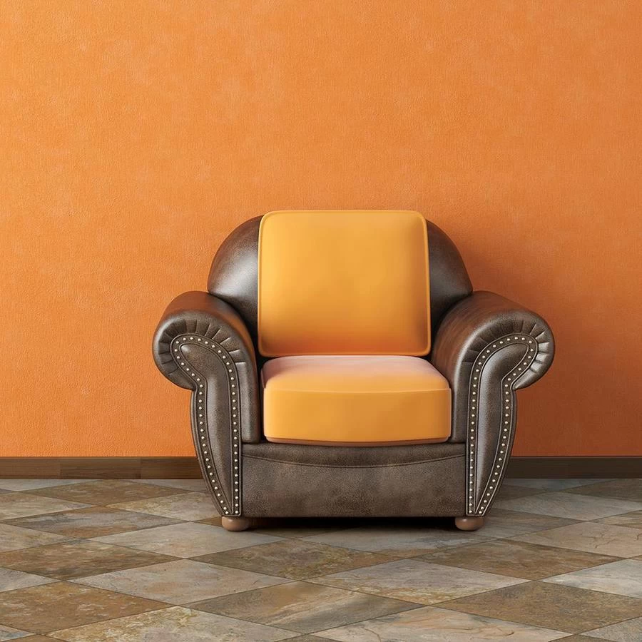 Congoleum AirStep Plus Crossing 12-ft W Cut-to-Length Haley's Comet Stone Look Low-Gloss Finish Sheet Vinyl