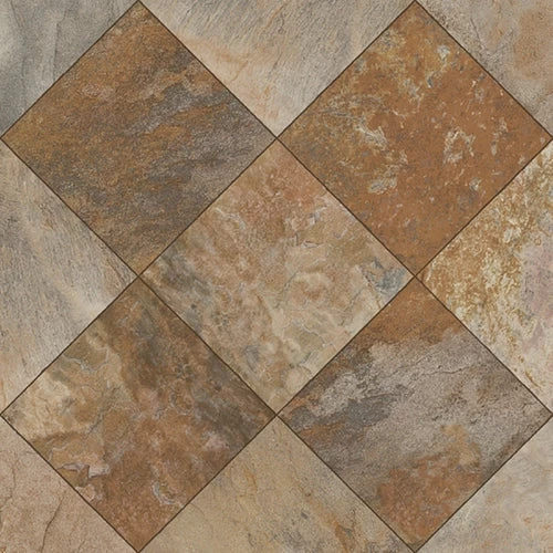 Congoleum AirStep Plus Crossing 12-ft W Cut-to-Length Haley's Comet Stone Look Low-Gloss Finish Sheet Vinyl - Image 2