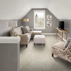 Congoleum ArmorCore Ethereal 12-ft W Cut-to-Length Pale Moon Stone Look Low-Gloss Finish Sheet Vinyl