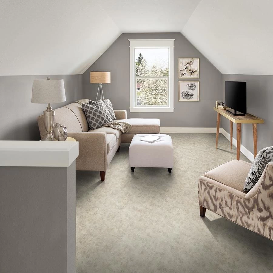 Congoleum ArmorCore Ethereal 12-ft W Cut-to-Length Pale Moon Stone Look Low-Gloss Finish Sheet Vinyl