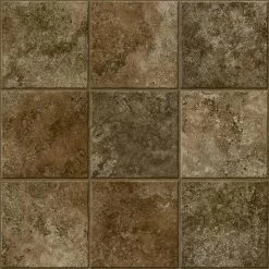 Congoleum AirStep Plus Oxford Square 12-ft W Cut-to-Length Briarwood Stone Look Low-Gloss Finish Sheet Vinyl