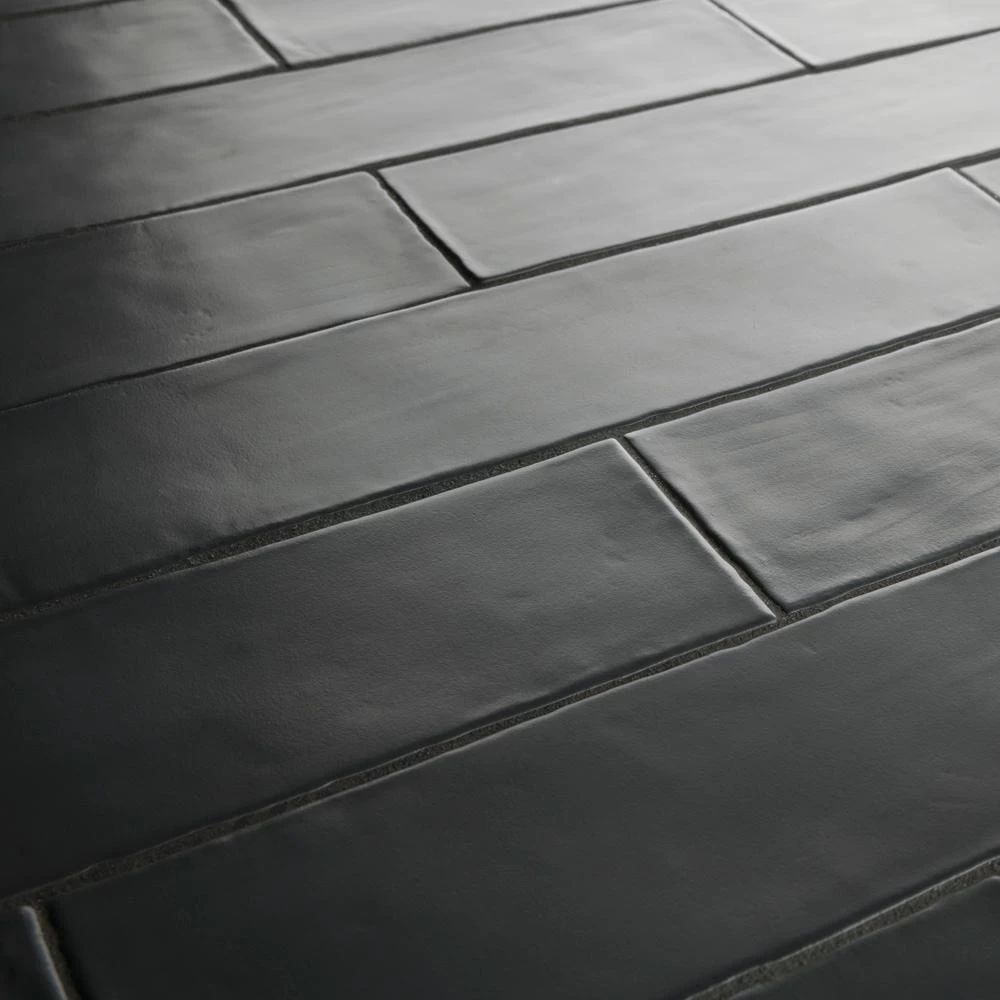 Merola Tile Chester Matte Nero 3 In. X 6 In. Ceramic Wall Subway Tile (6.02 Sq. Ft. / Case) - Image 7