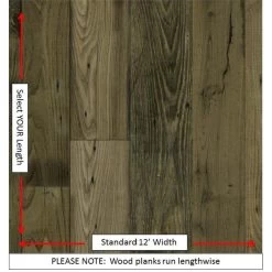 Armstrong Flooring Pickwick Landing III 12-ft W Cut-to-Length Light Walnut Wood Look Low-Gloss Finish Sheet Vinyl
