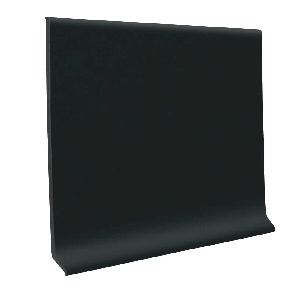 Flexco Black Dahlia 4.5-in Vinyl Floor Base