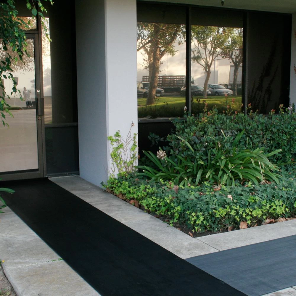 Rubber-Cal Corrugated Fine Rib 1/8 In. X 4 Ft. X 4 Ft. Rubber Runner - Image 2