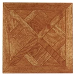Achim Nexus Classic Parquet Oak 12-in X 12-in Peel And Stick Vinyl Tile Flooring (20-sq Ft)