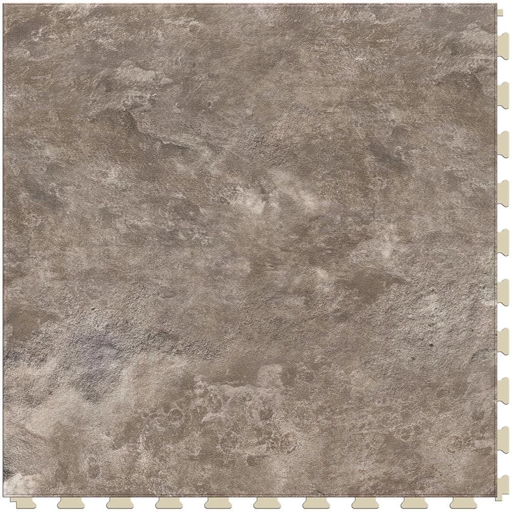 Perfection Floor Tile Stonecraft Collection Sedona Slate/Satin 20-in X 20-in Water Resistant Interlocking Luxury Flooring (16.7-sq Ft) - Image 4