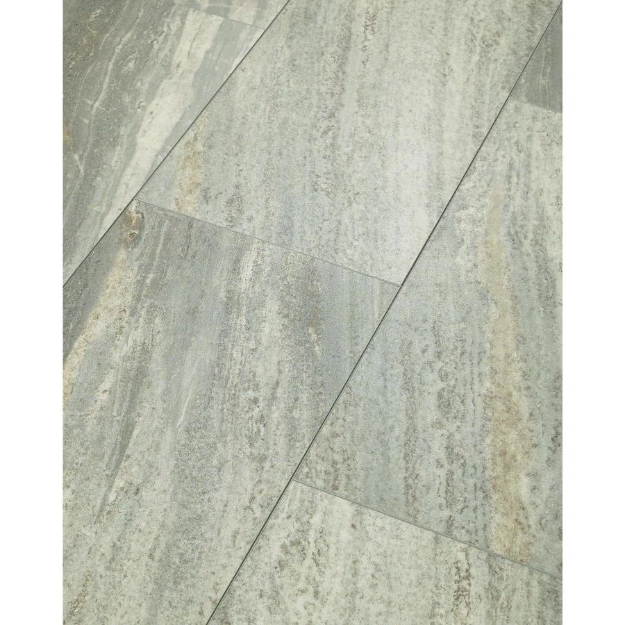 Shaw 8-Piece 12-in X 24-in Limestone Interlocking Vinyl Tile - Image 9