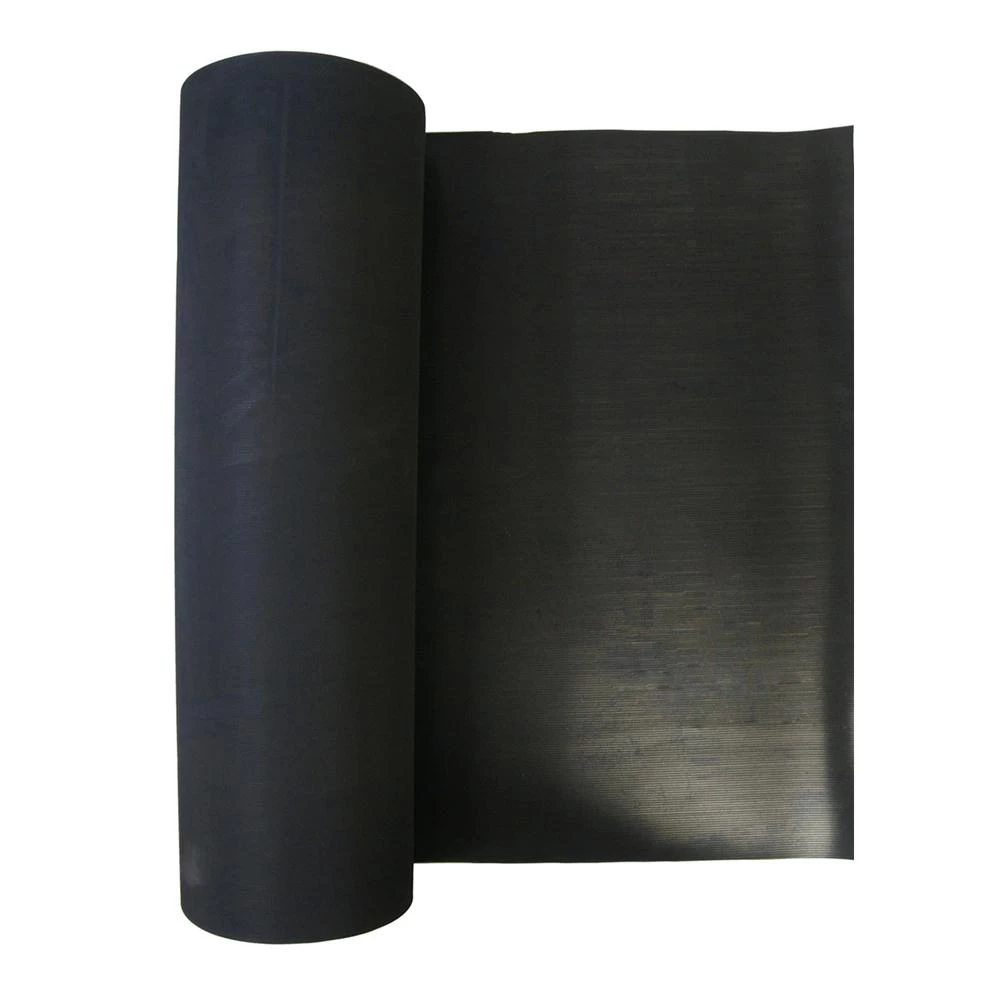 Rubber-Cal Corrugated Fine Rib 1/8 In. X 4 Ft. X 4 Ft. Rubber Runner - Image 3