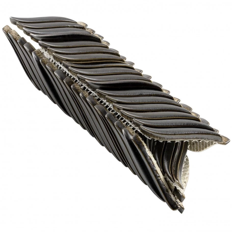 Divine Alula Gunmetal 10 In. X 12 In. Glazed Ceramic Mosaic Tile (0.85 Sq. Ft.) - Image 6