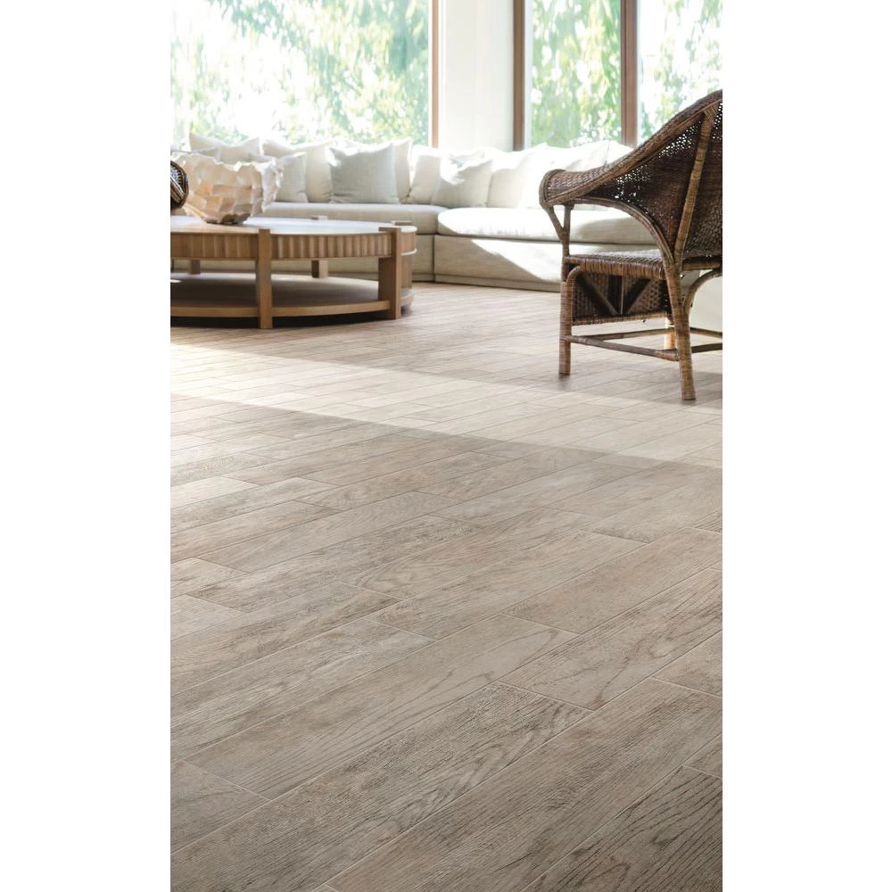 Marazzi Montagna Dapple Gray 6 In. X 24 In. Porcelain Floor And Wall Tile (14.53 Sq. Ft. / Case) - Image 2