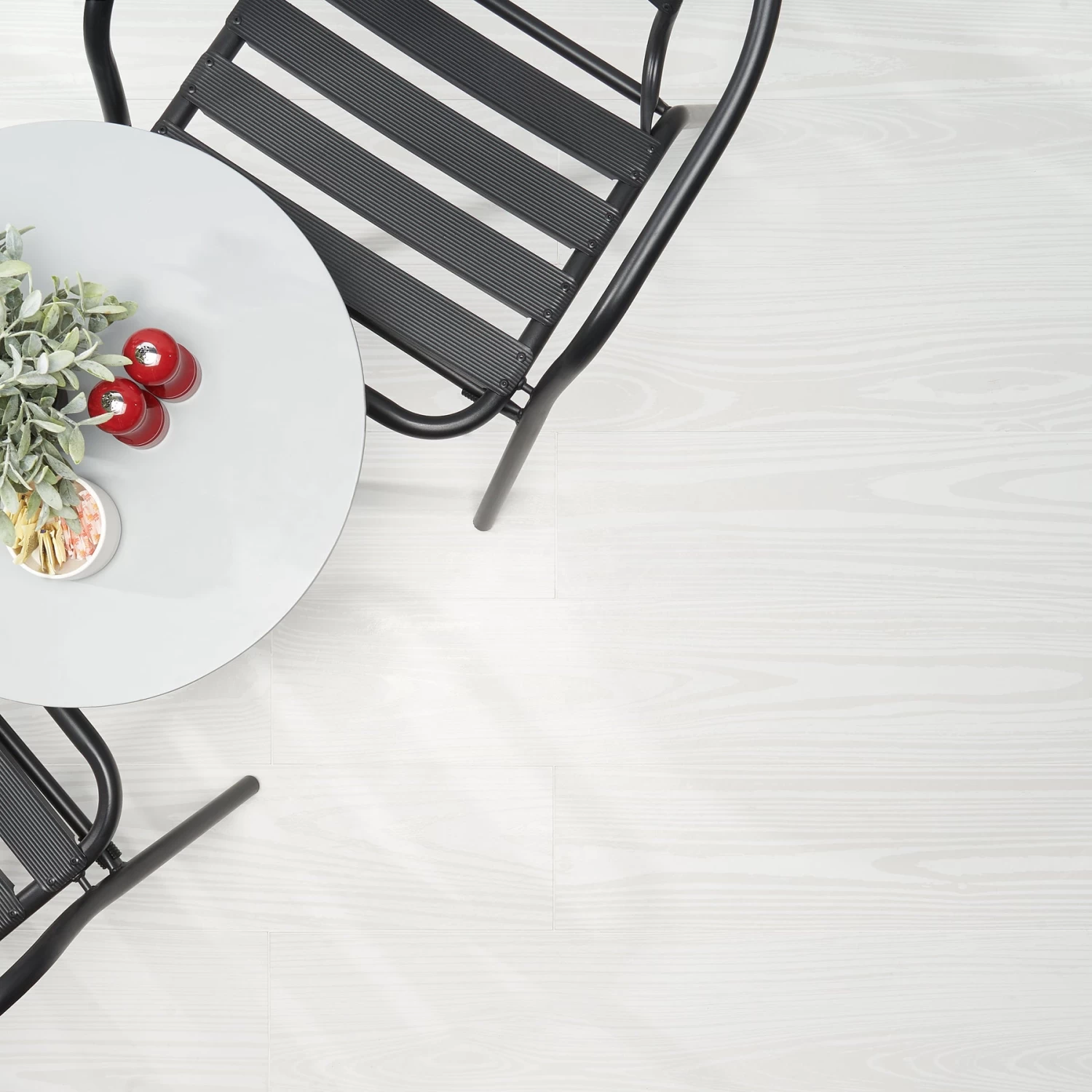 Bond Tile Sketchwood White 8 In. X 48 In. Matte Porcelain Floor And Wall Tile (5 Pieces 12.91 Sq. Ft. / Box) - Image 2