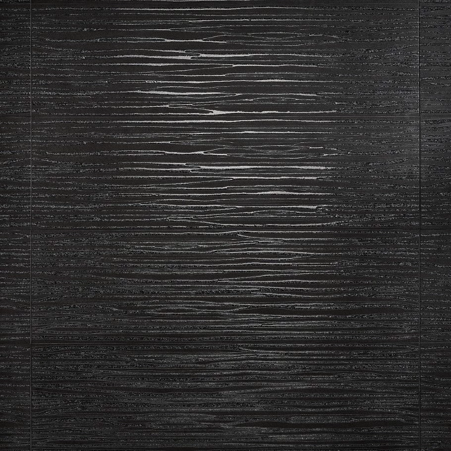 Bond Tile Remnant River Black 11 In. X 40 In. Textured Ceramic Wall Tile (4 Pieces 12.48 Sq. Ft. / Case)