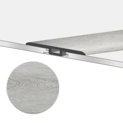 Lucida USA Greywolf 1.75-in X 8-in Vinyl Floor T-Moulding