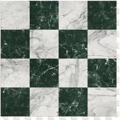 Perfection Floor Tile SodaPop Shoppe Green Marble (16) 20-in X 20-in Water Resistant Interlocking Luxury Flooring (16.7-sq Ft)