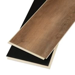 CALI CALI Vinyl Legends Outrigger Oak 9-in Wide X 12-mm Thick Water Resistant Interlocking Luxury Vinyl Plank Flooring (22.44-sq Ft)