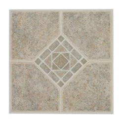 Style Selections Suncrest Basil 12-in X 12-in Water Resistant Peel And Stick Vinyl Tile Flooring (1-sq Ft)