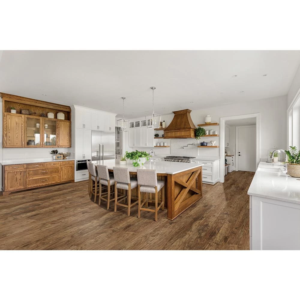 TrafficMaster Saratoga Hickory Wheat 7 Mm Thick X 7-2/3 In. Wide X 50-5/8 In. Length Laminate Flooring (24.17 Sq. Ft. / Case) - Image 2