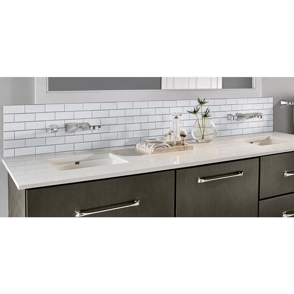 MSI Retro Brick Bianco 11.57 In. X 11.3 In. X 6 Mm Matte Porcelain Mesh-Mounted Mosaic Tile (13.65 Sq. Ft. / Case) - Image 7