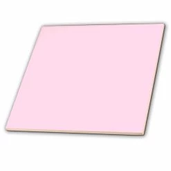 3dRose Pale Pink - Ceramic Tile, 6-inch