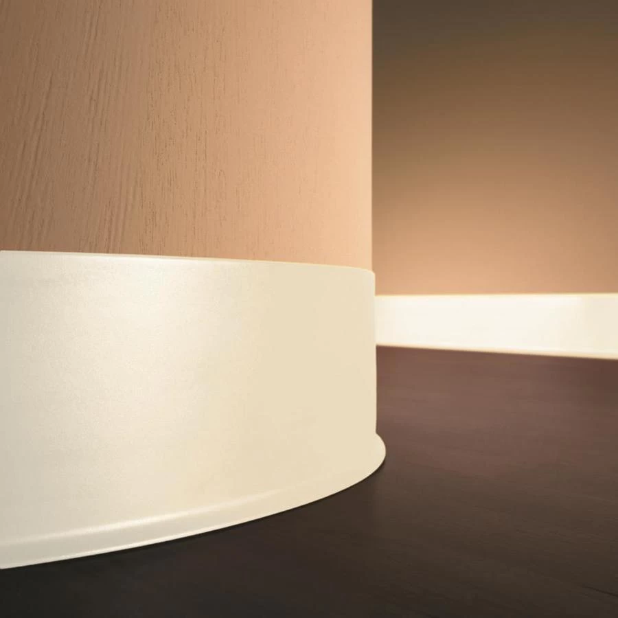 Flexco 4-in W X 4-ft L Baby's Breath Thermoplastic Rubber Wall Base - Image 2