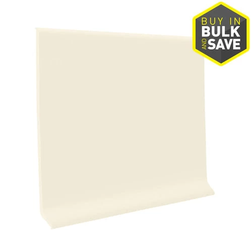 Flexco 4-in W X 4-ft L Baby's Breath Thermoplastic Rubber Wall Base - Image 3