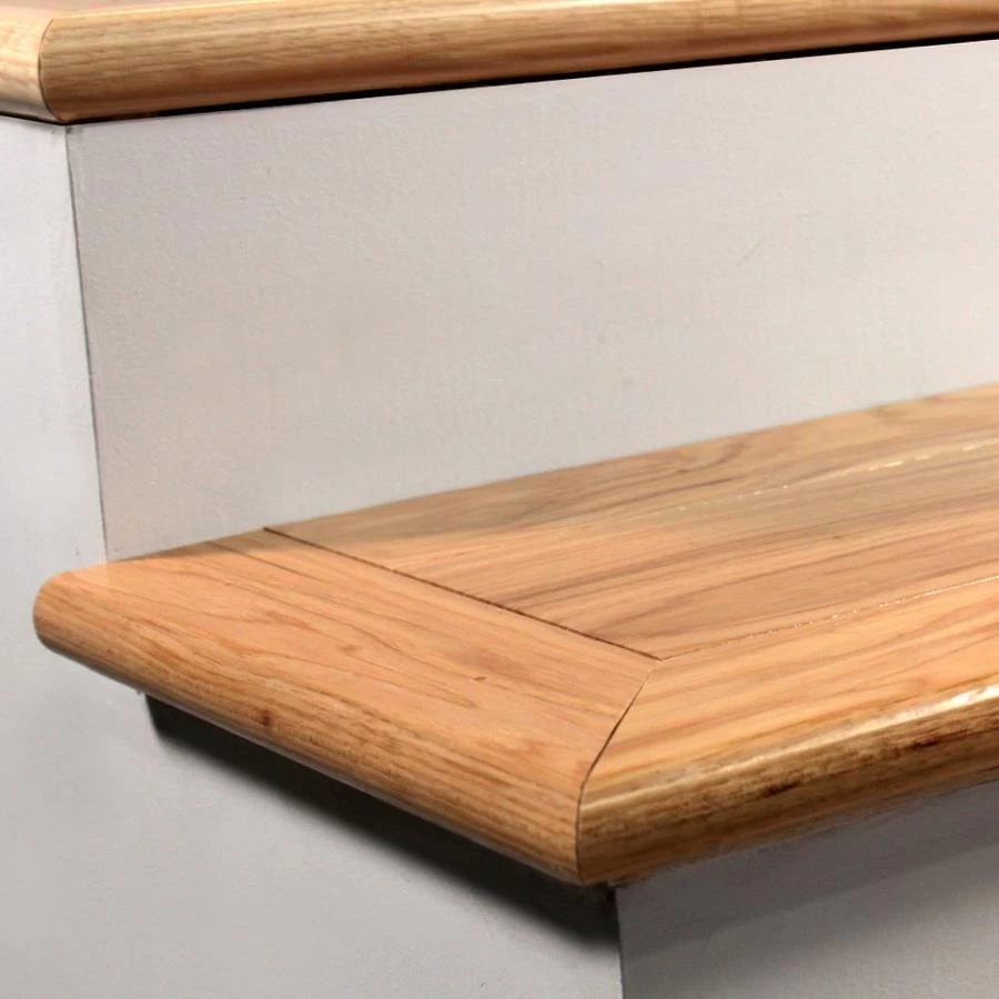 Flexco Solid Wood Stair Nose 2.25-in X 144-in Natural Unfinished Stair Nosing - Image 2