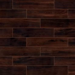 Florida Tile Home Collection Beautiful Wood Cherry 8 In. X 36 In. Porcelain Floor And Wall Tile (122.4 Sq. Ft. / Pack)