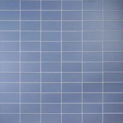 Victoria Border Blue 4 In. X 8 In. Matte Ceramic Wall Tile (28 Pieces, 6.02 Sq. Ft. / Case)