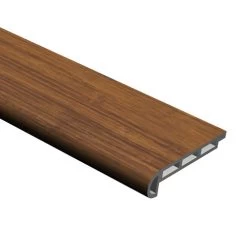 Cali Bamboo Vinyl Pro Stair Nosing 2.07-in X 72.83-in Java Prefinished Stair Nosing