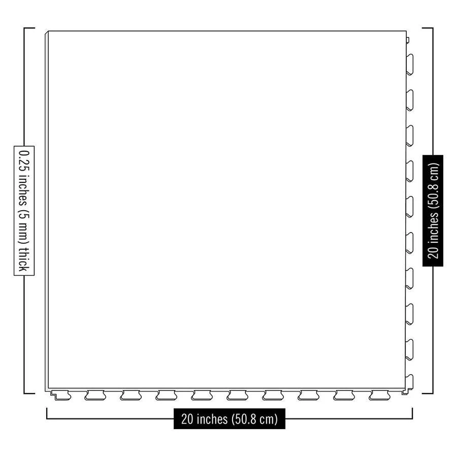 Perfection Floor Tile Vintage Wood Collection 6-Piece 20-in X 20-in Savannah Vinyl Tile - Image 3