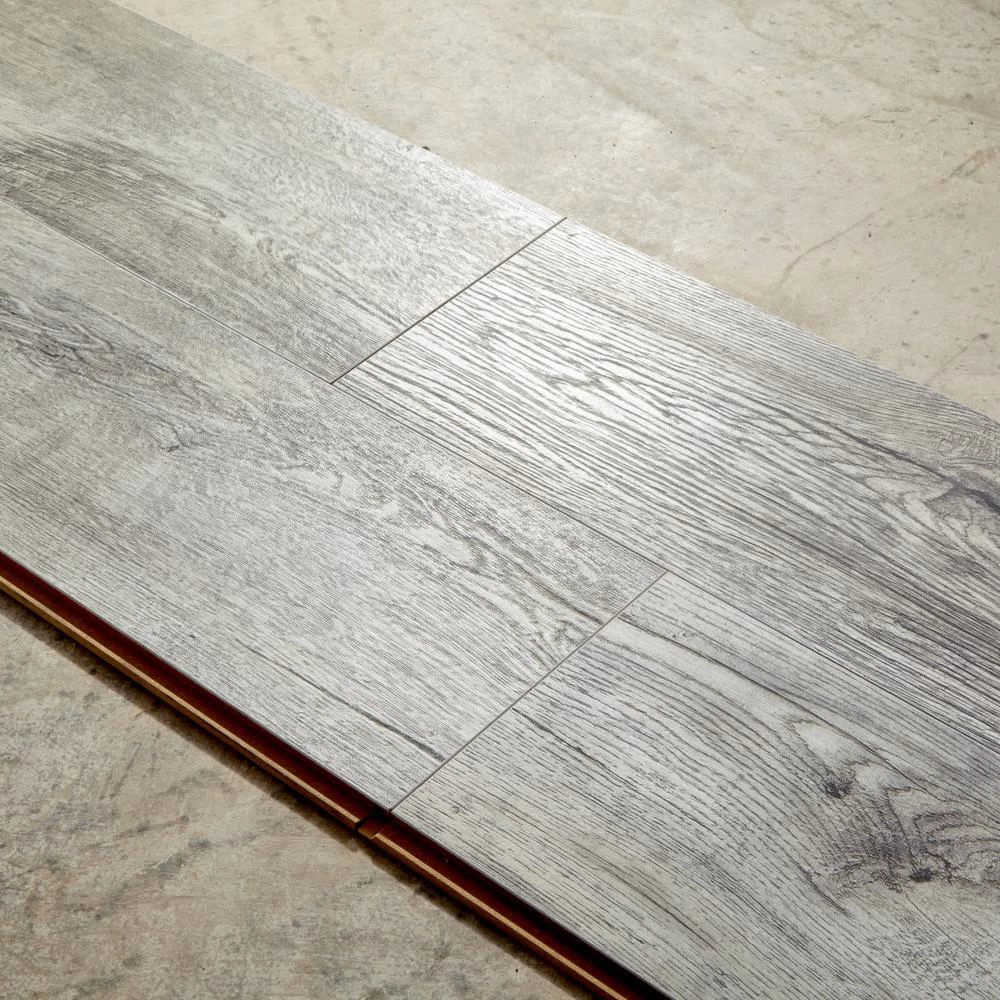 Home Decorators Collection Silver Cliff Oak 12 Mm T X 7.48 In. W X 50.67 In. L Water Resistant Laminate Flooring (18.42 Sq.ft./case) - Image 6