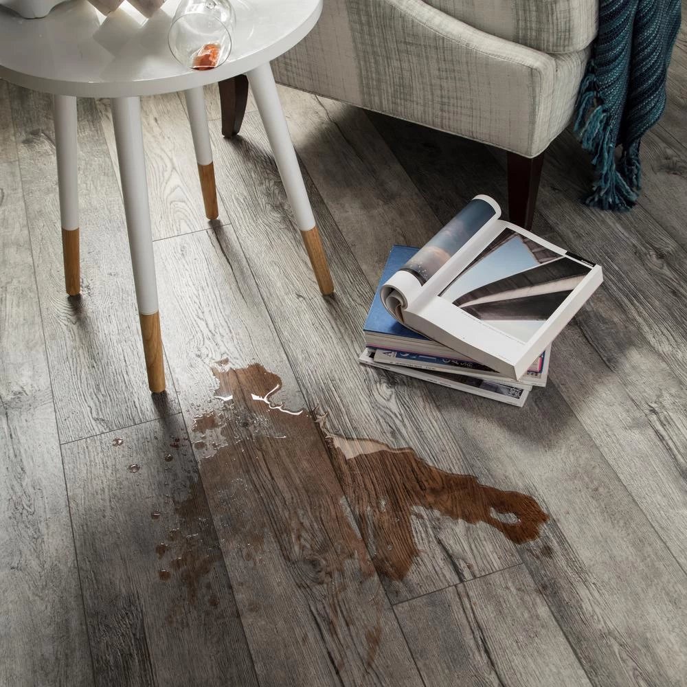 Home Decorators Collection Silver Cliff Oak 12 Mm T X 7.48 In. W X 50.67 In. L Water Resistant Laminate Flooring (18.42 Sq.ft./case) - Image 3