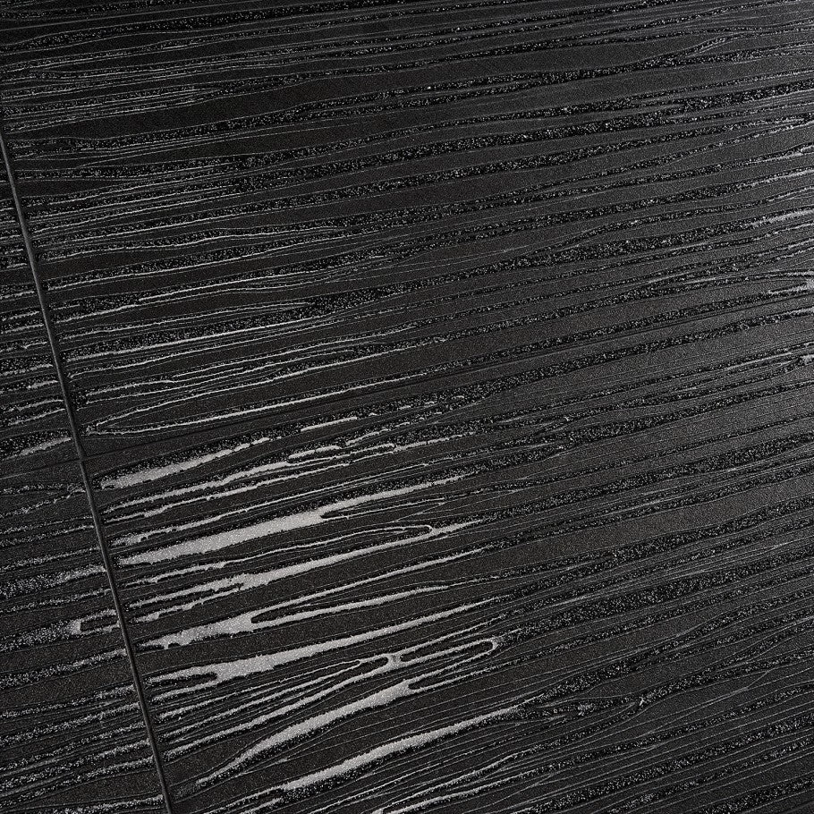 Bond Tile Remnant River Black 11 In. X 40 In. Textured Ceramic Wall Tile (4 Pieces 12.48 Sq. Ft. / Case) - Image 3