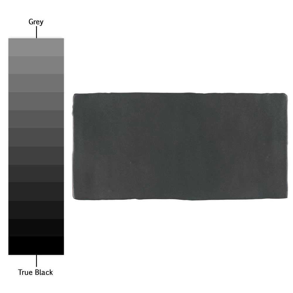 Merola Tile Chester Matte Nero 3 In. X 6 In. Ceramic Wall Subway Tile (6.02 Sq. Ft. / Case) - Image 9