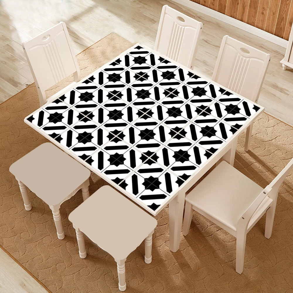 10Pcs Peel And Stick Backsplash Tile 3D Wall Tile Sticker Wallpaper Stickers For Kitchen Bathroom Backsplash Moroccan Style 15x15cm/20x20cm - Image 9