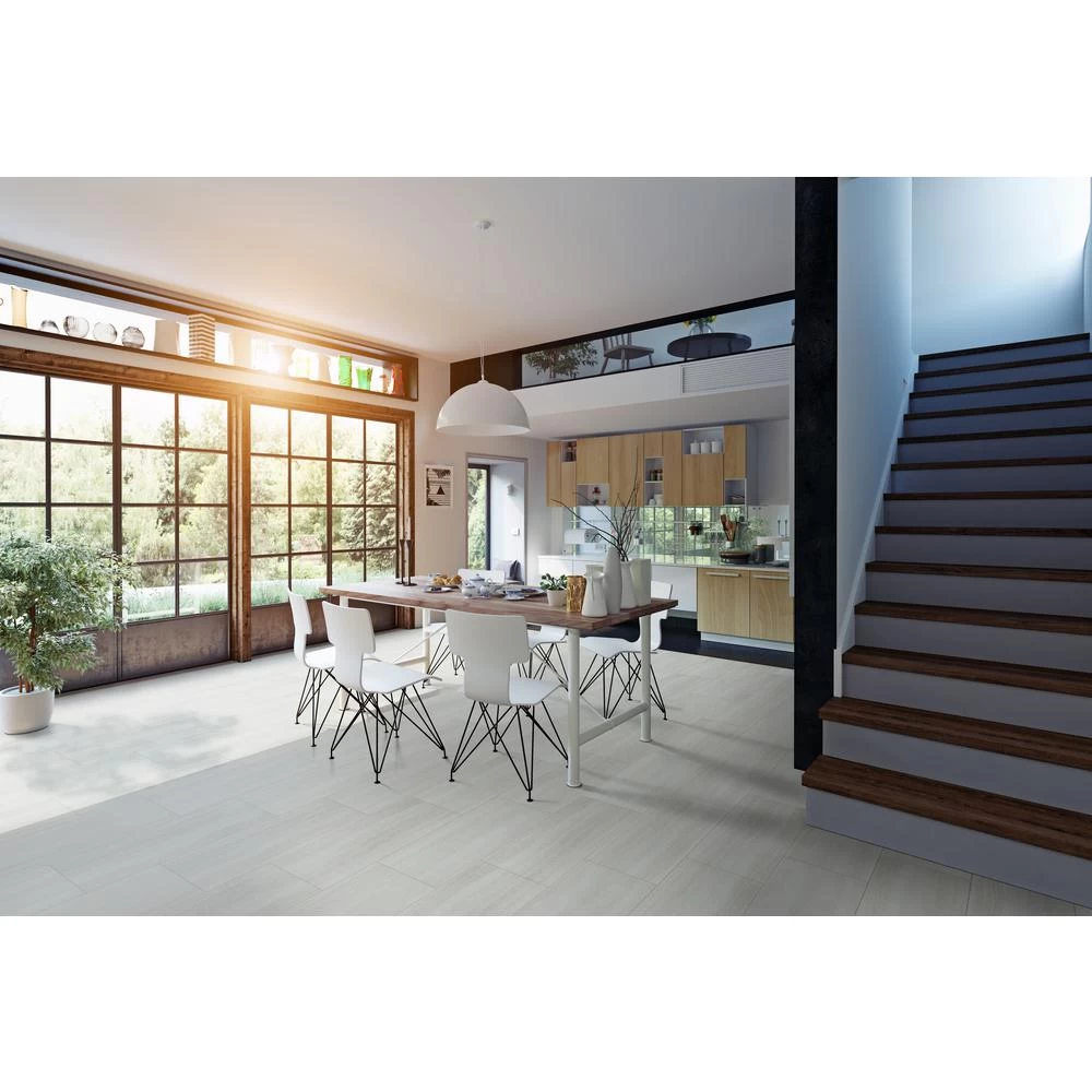 MSI White Ocean 12 In. X 24 In. Rigid Core Luxury Vinyl Tile Flooring (19.37 Sq. Ft. / Case) - Image 2