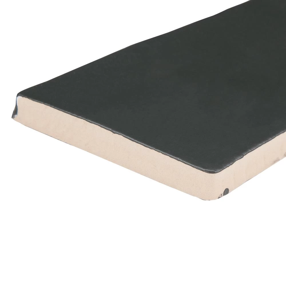 Merola Tile Chester Matte Nero 3 In. X 6 In. Ceramic Wall Subway Tile (6.02 Sq. Ft. / Case) - Image 8