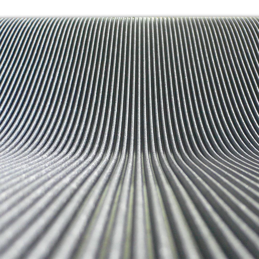 Rubber-Cal Corrugated Fine Rib 1/8 In. X 4 Ft. X 4 Ft. Rubber Runner - Image 4