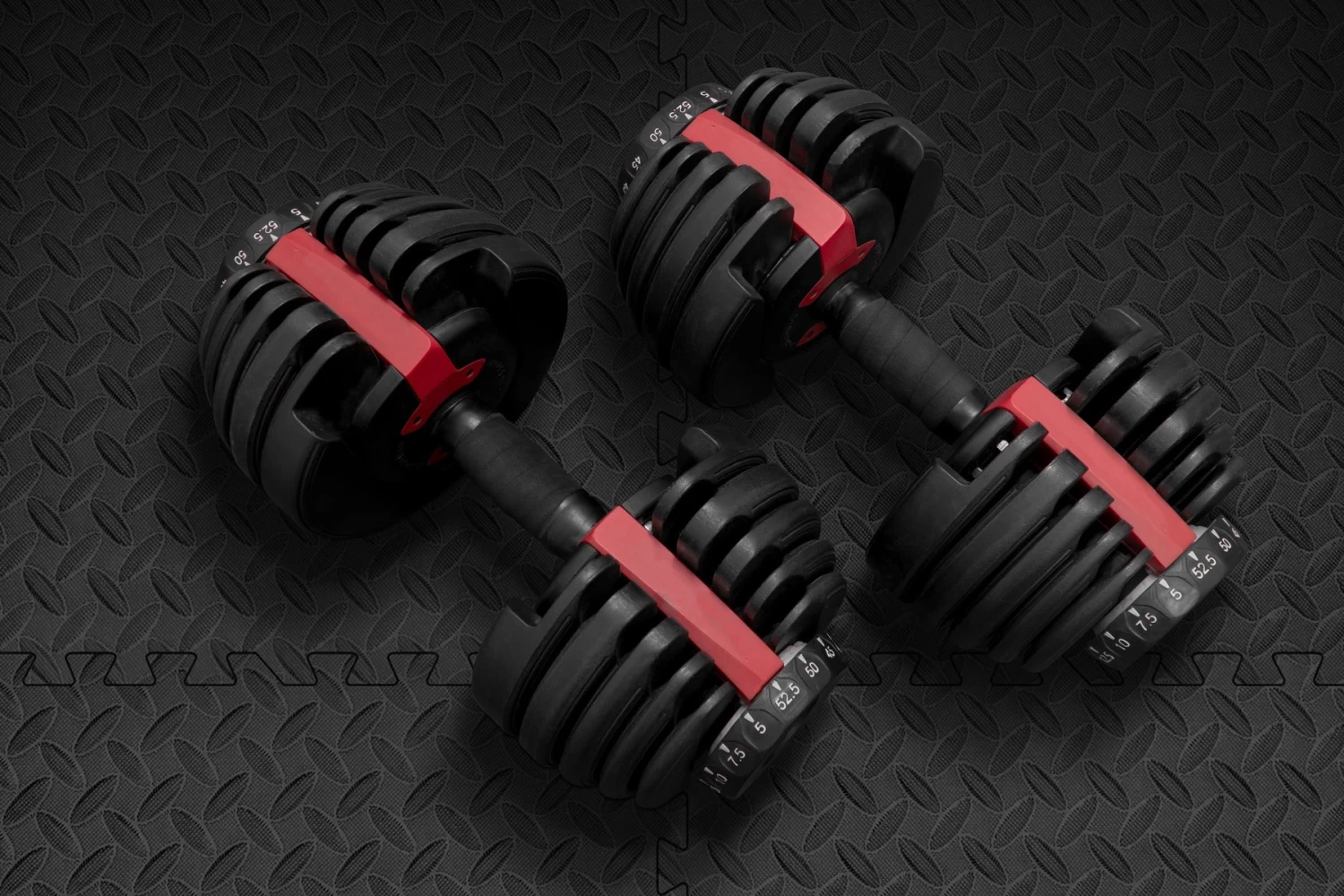 Norsk Black 24 In. X 24 In. EVA Foam Solid Color Diamond Plate Interlocking Tile (30-Tile) - Image 7