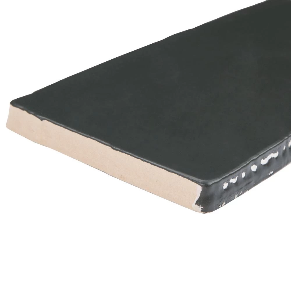 Merola Tile Chester Matte Nero 3 In. X 6 In. Ceramic Wall Subway Tile (6.02 Sq. Ft. / Case) - Image 4