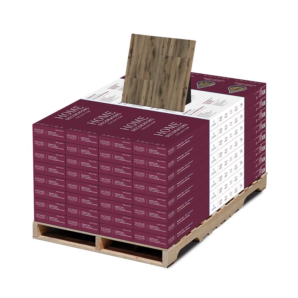 Home Decorators Collection Silver Cliff Oak 12 Mm T X 7.48 In. W X 50.67 In. L Water Resistant Laminate Flooring (18.42 Sq.ft./case) - Image 8