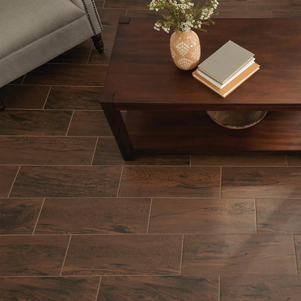 Daltile Glenwood Cherry 7 In. X 20 In. Ceramic Floor And Wall Tile (392.04 Sq. Ft. / Pallet) - Image 4