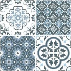 FloorPops Myriad 12 In. X 12 In. Peel And Stick Virgin Vinyl Floor Tiles (10-Pack)