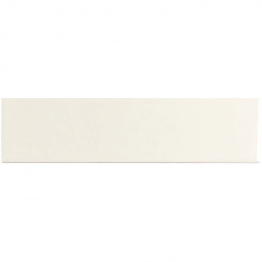 Midland Vanilla 3 In. X 12 In. Glazed Ceramic Subway Tile Sample