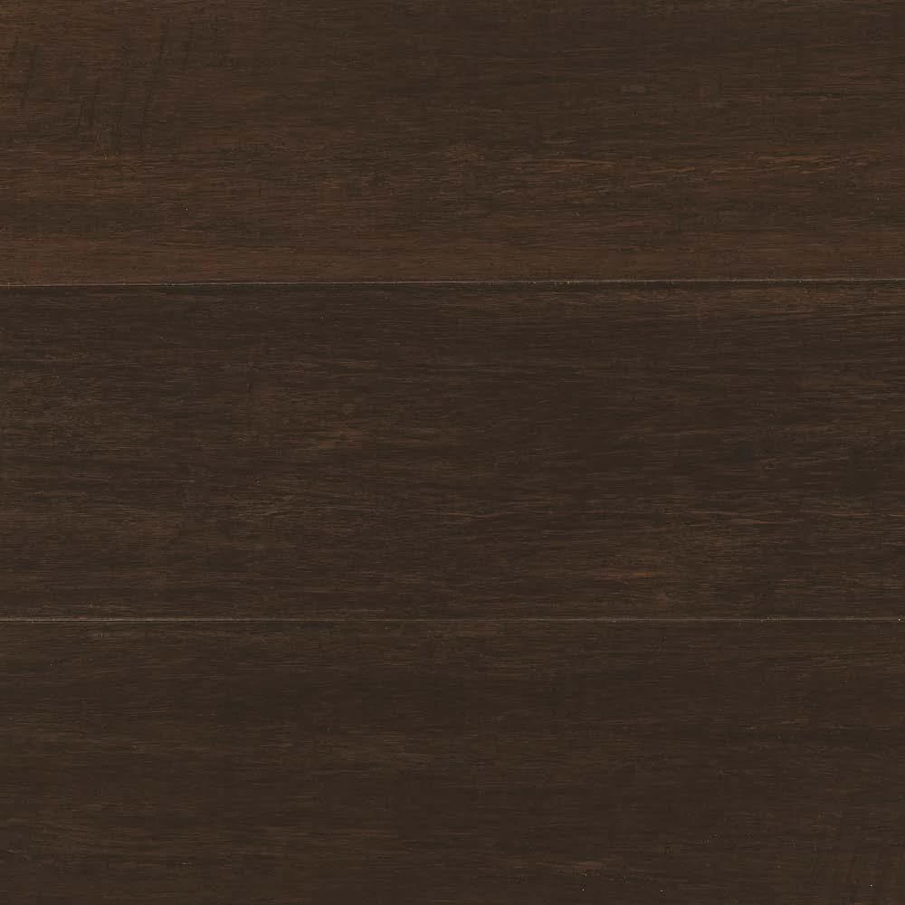 Home Decorators Collection Hand Scraped Wire Brushed Strand Woven Chai 3/8 In. T X 5-1/8 In. W X 72 In. L Engineered Click Bamboo Flooring