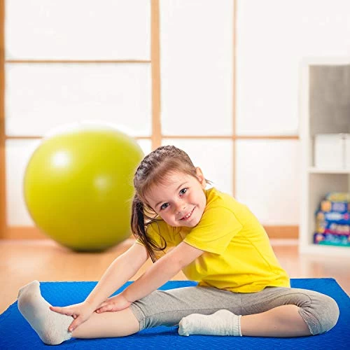 Interlocking Exercise Mat - Blue - 6pc - Image 5