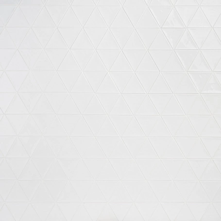 Bond Tile Thames Triangle White 5 In. X 4 In. Glazed Ceramic Wall Tile (30 Pieces 2.47 Sq. Ft. / Box) - Image 3