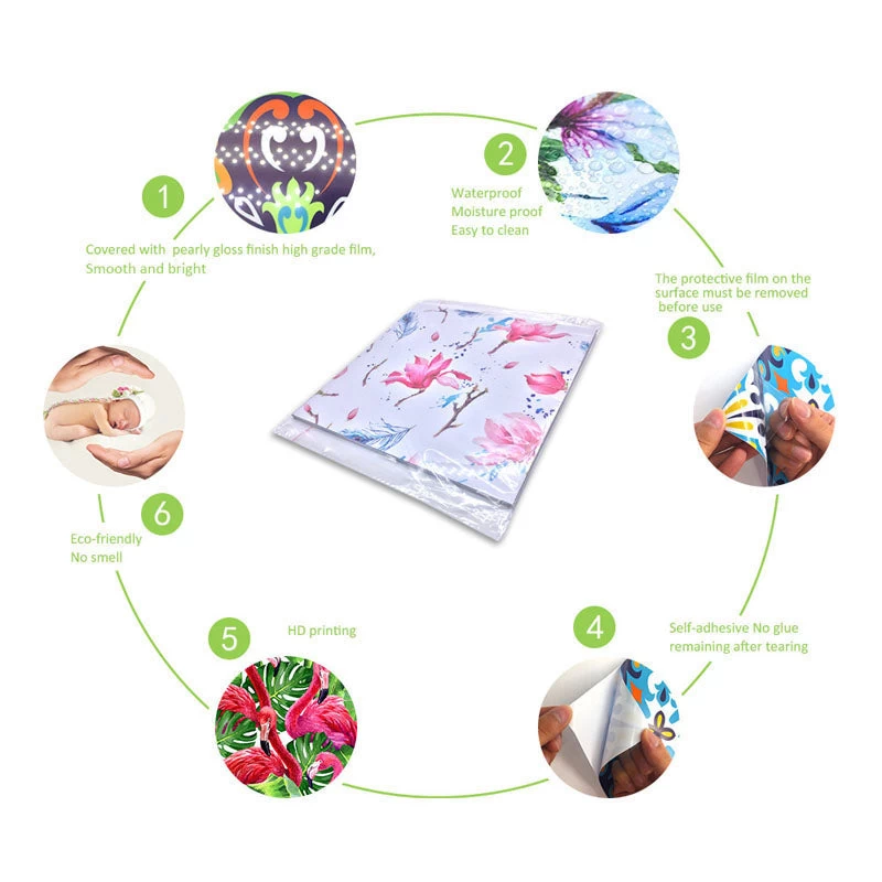 Goory 10PCS Mosaic Wall Sticker Self-adhesive Tile Sticker Kitchen/Bathroom Decorative - Image 3