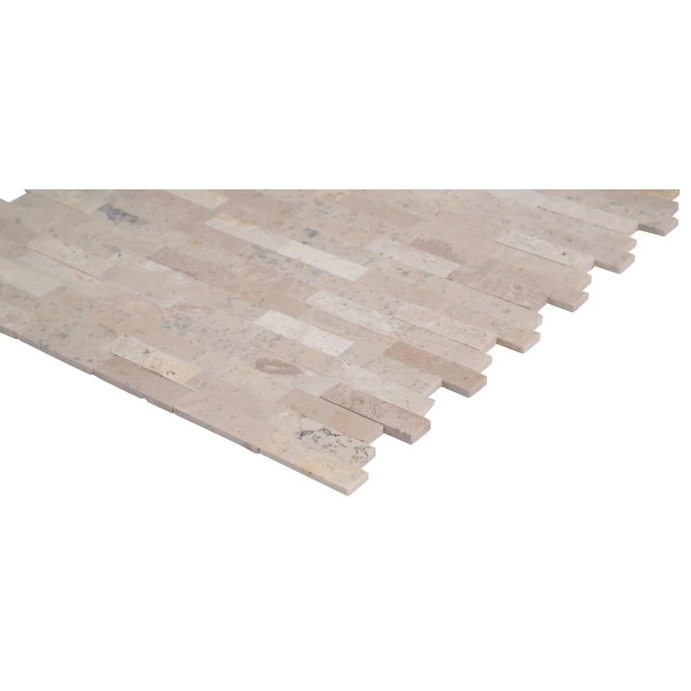 MSI Roman Beige Split Face Peel And Stick 12 In. X 12 In. X 6mm Travertine Mesh-Mounted Mosaic Tile (15 Sq. Ft. / Case) - Image 6